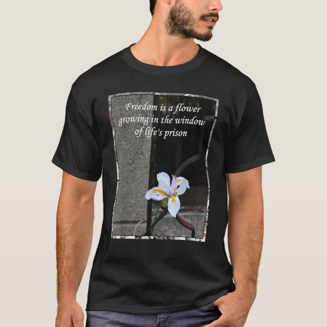 Camiseta La libertad es una flor (Anverso)
