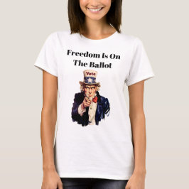 Camiseta La Libertad Está En La Cédula Electoral 2026