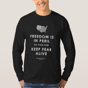 Camiseta ¡La libertad está en peligro!