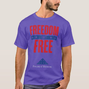 Camiseta La libertad no es gratis Folds Of Honor amigo dive