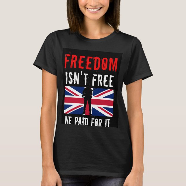 Camiseta La libertad no es gratis - La pagamos (Anverso)