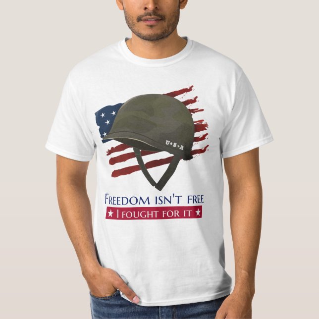 Camiseta La libertad no es libre, luché por ella (Anverso)
