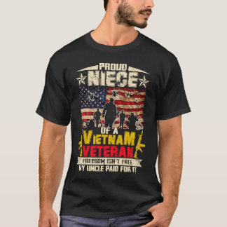 Camiseta La libertad no es libre, orgullosa sobrina de una 