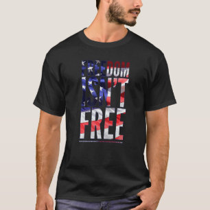 Camiseta La Libertad No Es Pro Del Día De Los Veteranos Lib