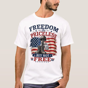 Camiseta La Libertad No Tiene Precio No Es Gratuita Patriot