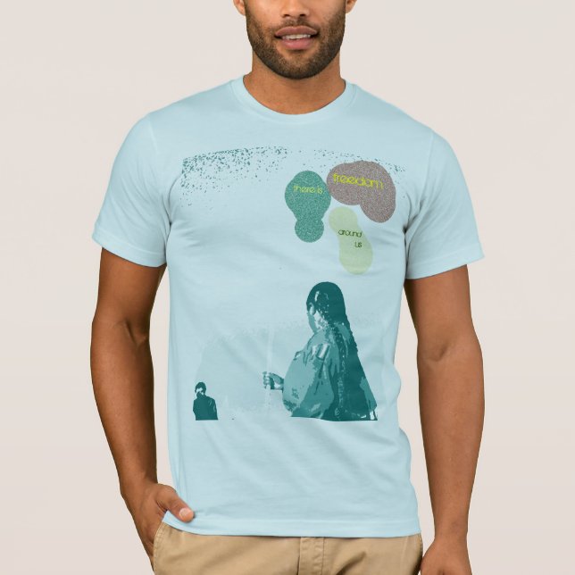 Camiseta la libertad nos rodea (Anverso)