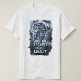 Camiseta La libertad nunca es una cita militar y militar li