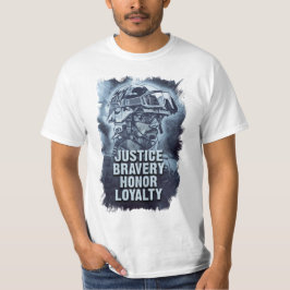 Camiseta La libertad nunca es una cita militar y militar li