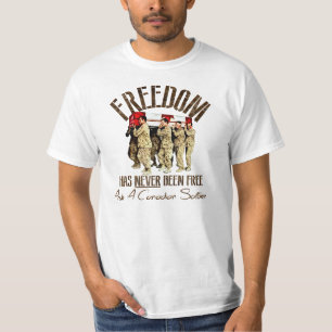 Camiseta La libertad NUNCA ha estado libremente pregunta a