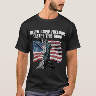Camiseta La libertad prueba este buen humor del 4 de julio