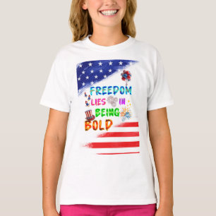 Camiseta La Libertad se Encuentra en Ser Audaz