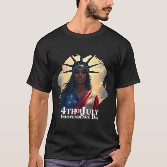 Camiseta La libertad se reimaginó - Un nuevo rostro de la l (Anverso)