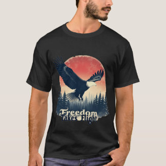 Camiseta La libertad toma vuelo