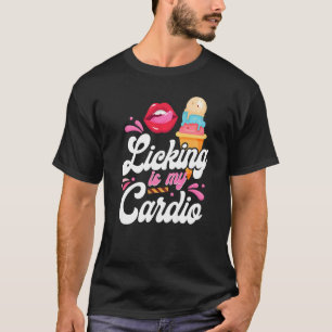 Camiseta La Licencia De Cono De Helado Es Mi Cardio