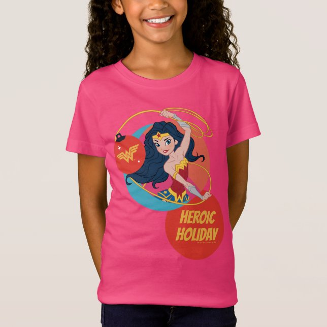 Camiseta La Liga de la Justicia se maravilla de la mujer fe (Anverso)