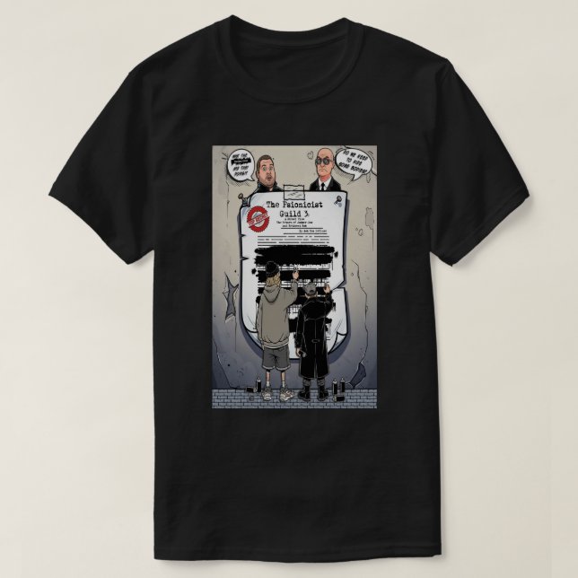 Camiseta La Liga Psionicista 3 Oscuro (Diseño del anverso)
