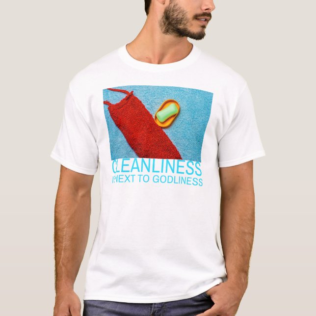 Camiseta La Limpieza Está Al Lado De La Diosidad (Anverso)