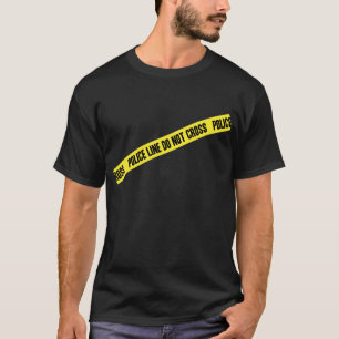 Camiseta La línea de policía NO CRUZA