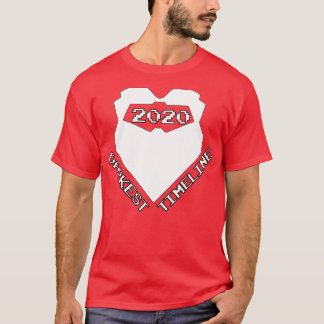 Camiseta La línea de tiempo más oscura 2020 barba malvada a