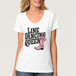 Camiseta La línea del país bailando la reina de las vacas b