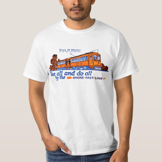 Camiseta La línea rápida servicio de la orilla de la (Anverso)