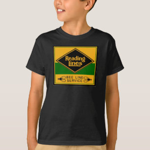 Camiseta La línea servicio de la abeja del ferrocarril de