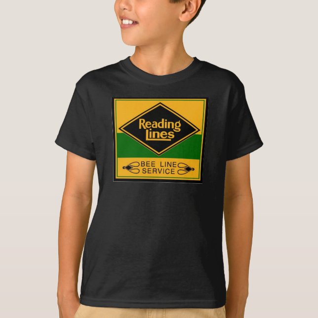 Camiseta La línea servicio de la abeja del ferrocarril de (Anverso)