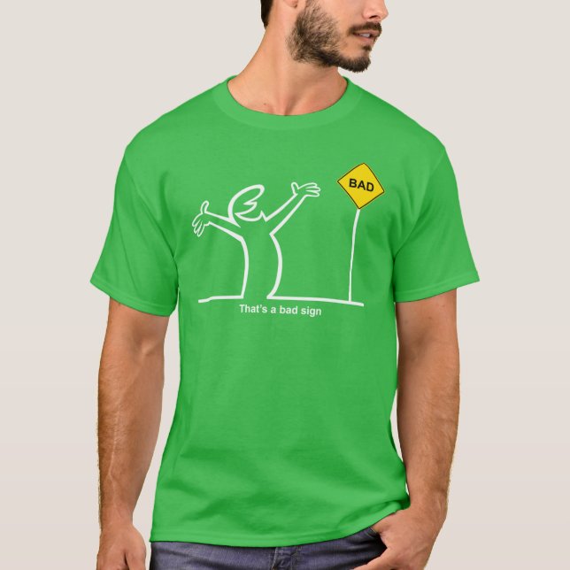 Camiseta La Linea vintage señal mala (Anverso)