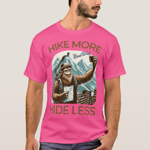 Camiseta La Lista De Baldes De Bigfoot Aumenta Y Esconde Me