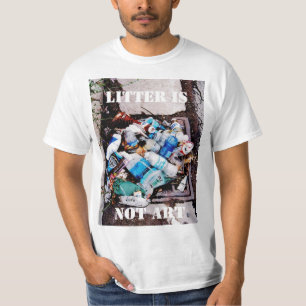 CAMISETA LA LITERA NO ES ARTE