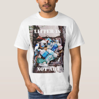 CAMISETA LA LITERA NO ES ARTE