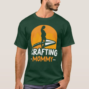 Camiseta La literatura de mamá Craft Mamá Hobbyist Madre fa