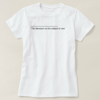 Camiseta La literatura en este tema