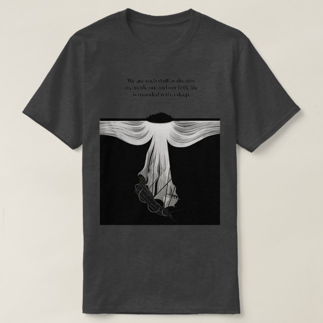 Camiseta La Literatura En Manos De Shakespeare (Diseño del anverso)