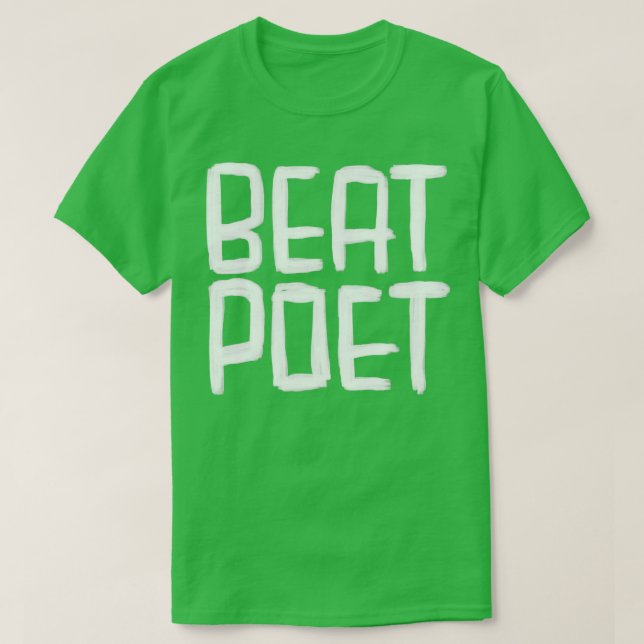 Camiseta La literatura escritora golpea a poeta (Diseño del anverso)