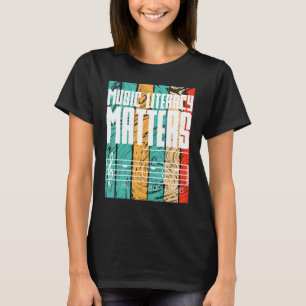 Camiseta La literatura musical importa lo vintage que me gu