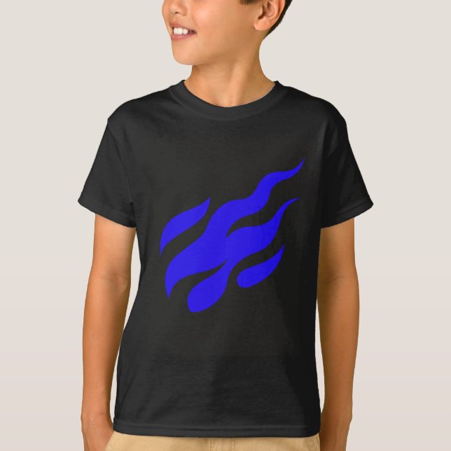 Camiseta La llama azul de L (Anverso)