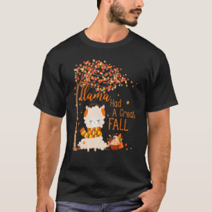 Camiseta La Llama Cute Tuvo Una Gran Caída En El Árbol De O