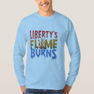 Camiseta La llama de la libertad arde