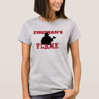 Camiseta La llama de Silhouette Fireman