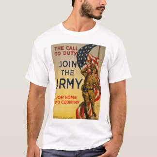 Camiseta La llamada al deber - únase a al ejército