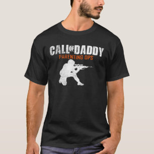 Camiseta La llamada de papá de papá, jugador de sexo masc
