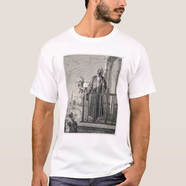 Camiseta La llamada del almuecín al rezo, siglo XIX (Anverso)