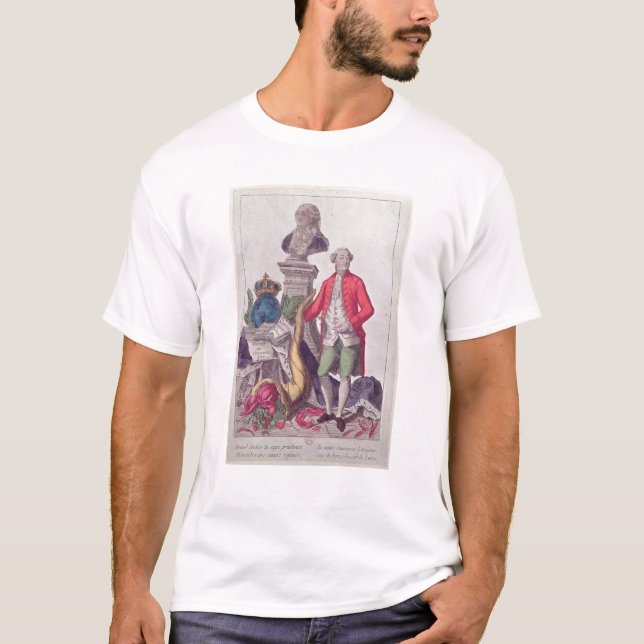 Camiseta La llamada Jacques Necker del 16 de julio de 1789 (Anverso)