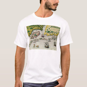 Camiseta La llegada del inglés en Virginia