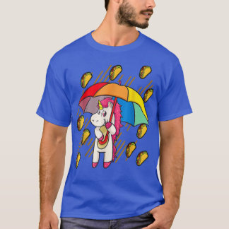 Camiseta La lluvia de tacos unicornio
