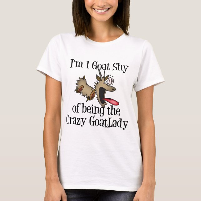 Camiseta La loca dama de cabra GetYerGoat (Anverso)