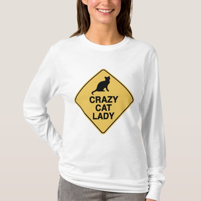 Camiseta La loca dama del gato (Anverso)