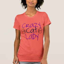 Camiseta La loca dama del gato