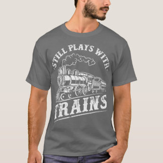 Camiseta La Locomotora Ferroviaria Del Conductor Del Tren T